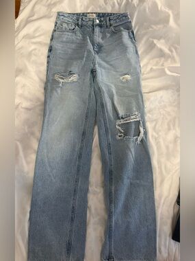 Pacific Sunwear Light Blue High-Rise Denim Jeans